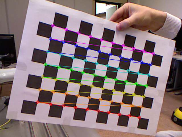 Kinect Checkerboard Color